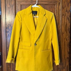 Banana Republic Yellow Blazer